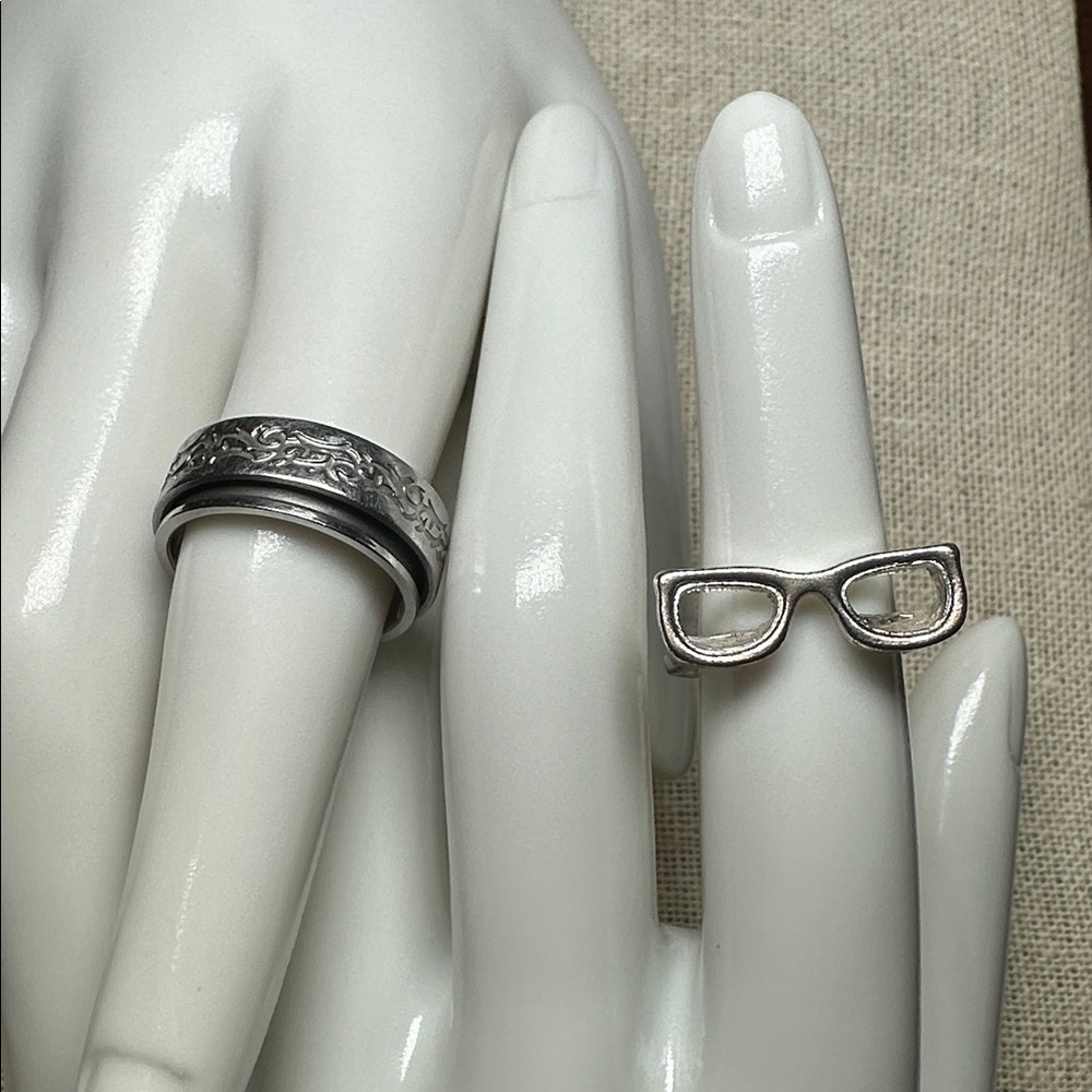 🧡 Spinner Ring and Eyeglass Ring Set 🧡